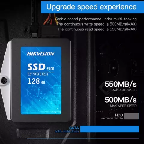 حافظه SSD اینترنال 128 گیگابایت Hikvision مدل  HS E100