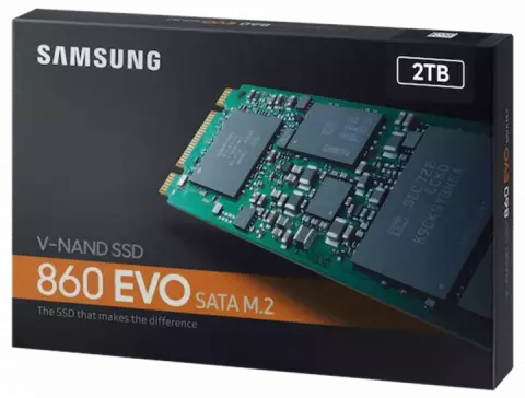 حافظه SSD اینترنال 2 ترابایت Samsung مدل  860 EVO M.2