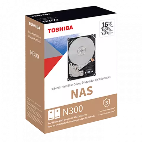 هارد اینترنال 12 ترابایت Toshiba مدل N300 NAS HDWG21C