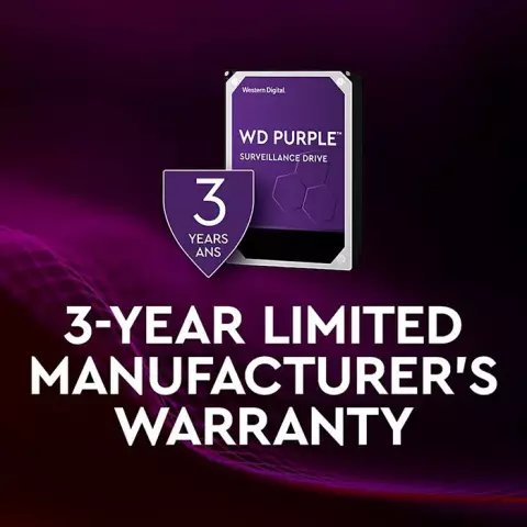 هارد اینترنال 10 ترابایت WD مدل Purple Surveillance WD102PURX 