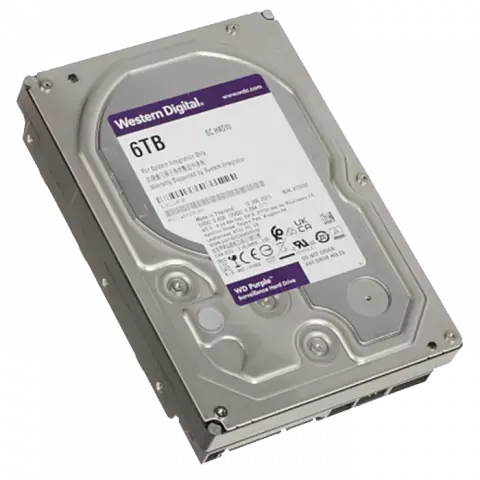هارد اینترنال 6 ترابایت WD مدل Purple Surveillance WD62PURX 
