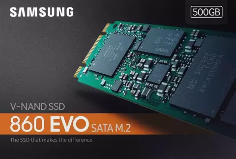 حافظه SSD اینترنال 500 گیگابایت Samsung مدل  860 EVO M.2