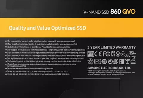 حافظه SSD اینترنال 2 ترابایت Samsung مدل  860 QVO