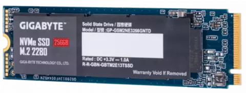 حافظه SSD اینترنال 256 گیگابایت Gigabyte مدل GP-GSM2NE3256GNTD NVMe M.2