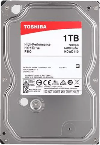 هارد اینترنال 1 ترابایت Toshiba مدل P300 HDWD110