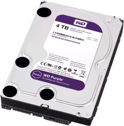 هارد اینترنال 4ترابایت WD مدل PURPLE SURVEILLANCE WD40PURX