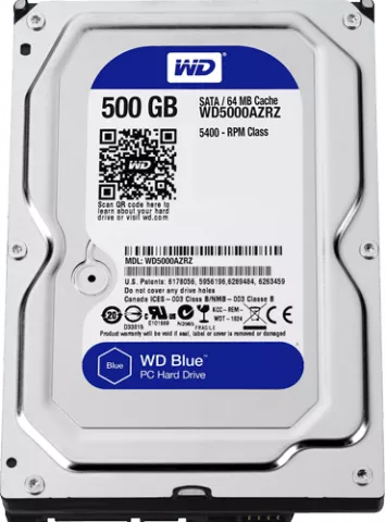 هارد اینترنال 500گیگابایت WD مدل Blue WD5000AZRZ