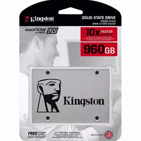 حافظه SSD اینترنال 960گیگابایت Kingston مدل UV400 SUV400S37/960G