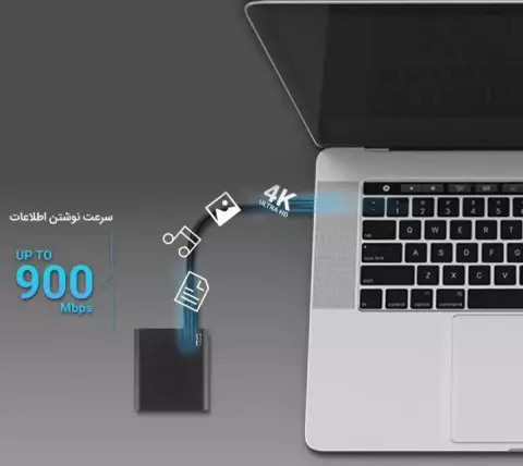 حافظه SSD اکسترنال 250 گیگابایت PNY مدل  PRO ELITE