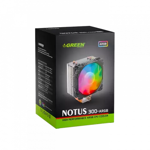 خنک کننده پردازنده  Green مدل  NOTUS 300-ARGB