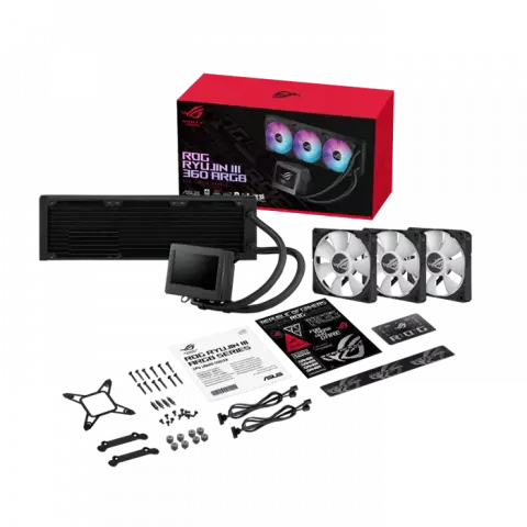 خنک کننده پردازنده  ASUS مدل  ROG RYUJIN III 360 ARGB