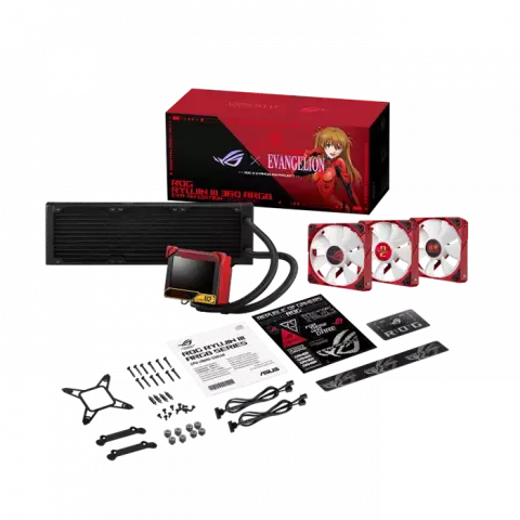 خنک کننده پردازنده  ASUS مدل  ROG RYUJIN III 360 ARGB EVA-02 EDITION