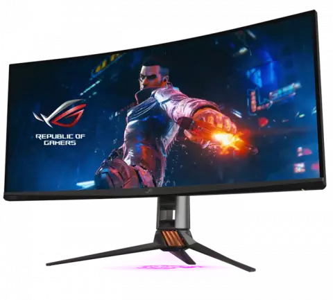 مانیتور گیمینگ منحنی 35 اینچ Asus مدل ROG SWIFT PG35VQ
