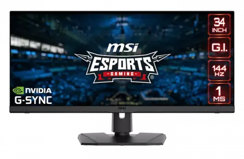 مانیتور گیمینگ 34 اینچ MSI مدل Optix MPG341QR