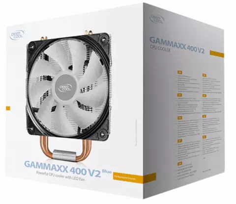 خنک کننده پردازنده  Deepcool مدل  GAMMAXX 400 V2 BLUE