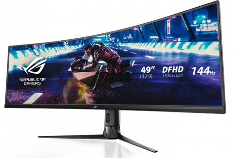 مانیتور گیمینگ منحنی 49 اینچ Asus مدل ROG STRIX XG49VQ