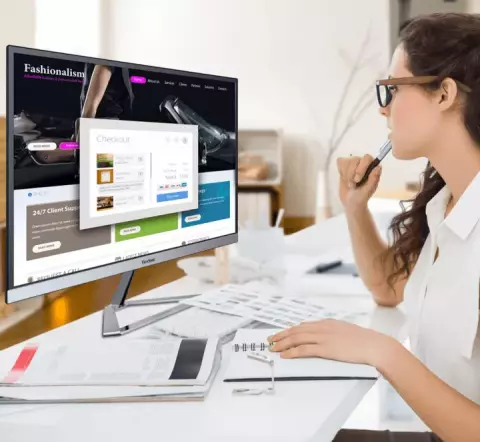 مانیتور 27 اینچ ViewSonic مدل  VX2776-SMHD