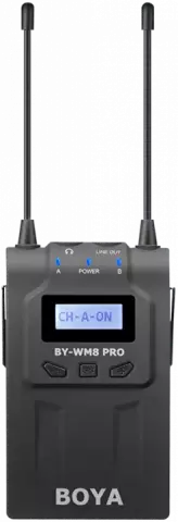 گیرنده ی میکروفون بی سیم Boya مدل RX8 Pro