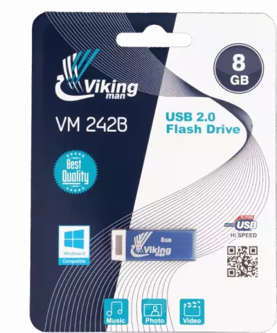 فلش مموری 8گیگابایت Viking مدل VM242B
