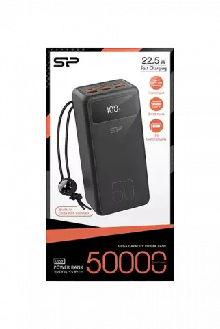 پاور بانک 50000 میلی‌آمپر ساعت Silicon Power مدل QL59