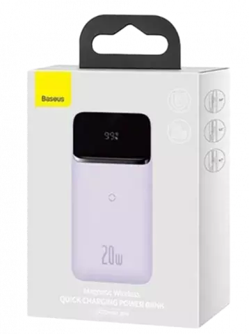 پاور بانک بی سیم 10000 میلی‌آمپر ساعت Baseus مدل PPCXW10-C