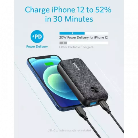 پاور بانک 10000 میلی‌آمپر ساعت Anker مدل PowerCore Metro A1246