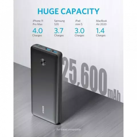 پاوربانک 25600 میلی آمپر ساعت لپ تاپ ANKER مدل PowerCore III Elite 26K 87W A1291