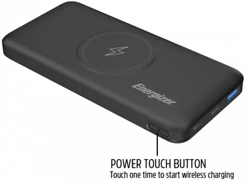 پاور بانک بی سیم 10000 میلی‌آمپر ساعت Energizer مدل QE10013PQ
