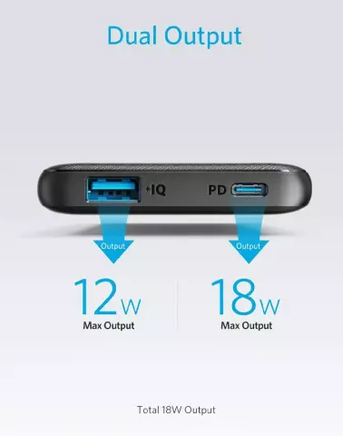 پاور بانک 10000 میلی آمپر ساعت Anker مدل PowerCore Slim A1231