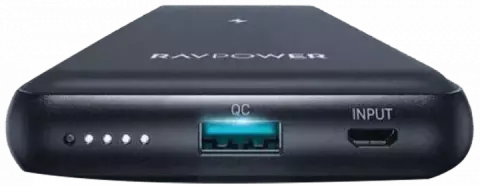 پاور بانک 10000 میلی‌آمپر ساعت RAVPOWER مدل TURBO RP-PBO84