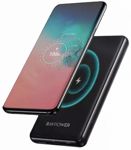 پاور بانک 10000 میلی‌آمپر ساعت RAVPOWER مدل TURBO RP-PBO84