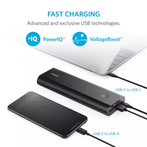 پاور بانک 20100میلی آمپر ساعت ANKER مدل POWERCORE PLUS