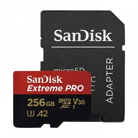 مموری کارت 256 گیگابایت Sandisk مدل Extreme PRO کلاس 10 استاندارد UHS-I U3
