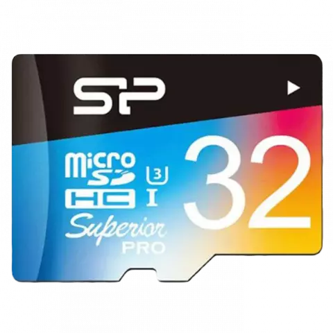 مموری کارت 32 گیگابایت Silicon Power مدل Superior Pro کلاس 10 استاندارد UHS-I U3 همراه با آداپتور