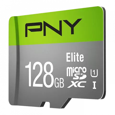مموری کارت 128 گیگابایت PNY مدل Elite کلاس 10 استاندارد UHS-I U1 همراه با آداپتور