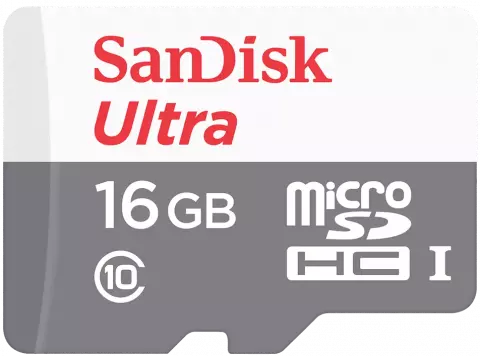 مموری کارت 16 گیگابایت Sandisk مدل Ultra کلاس 10 استاندارد UHS-I U1