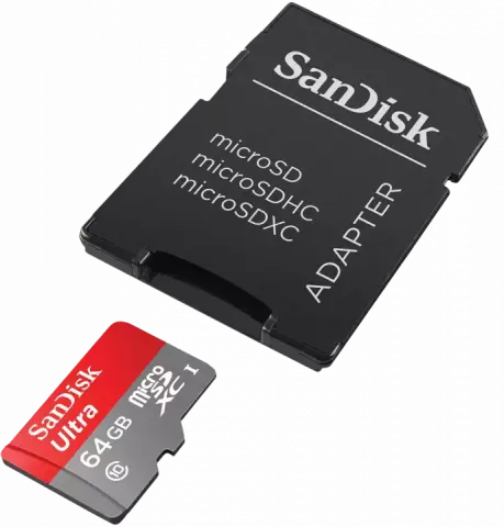 مموری کارت 64 گیگابایت Sandisk مدل Ultra کلاس 10 استاندارد UHS-I U1