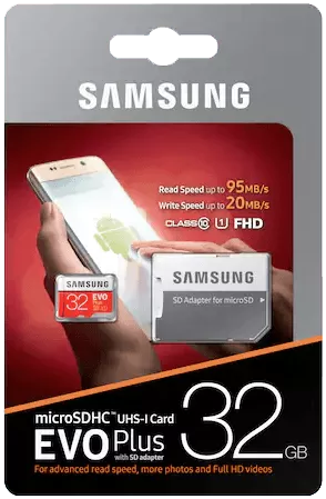 مموری کارت 32گیگابایت Samsung مدل EVO PLUS