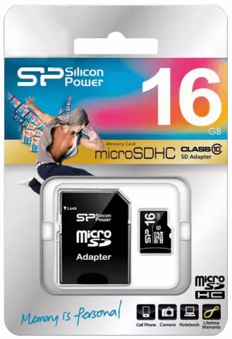 مموری کارت 16گیگابایت Silicon Power مدل SP016GBSTH010V10