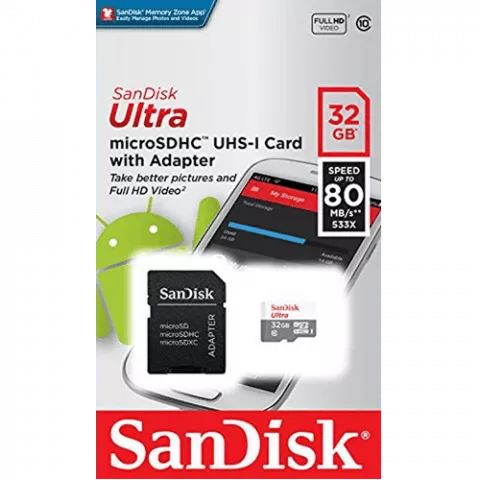 مموری کارت 32گیگابایت Sandisk مدل ULTRA SDSQUNS-032G-GN3MA