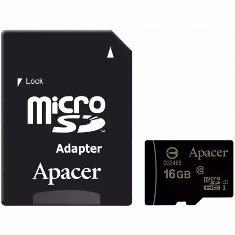مموری کارت 16گیگابایت Apacer مدل AP16GMCSH10U1-R