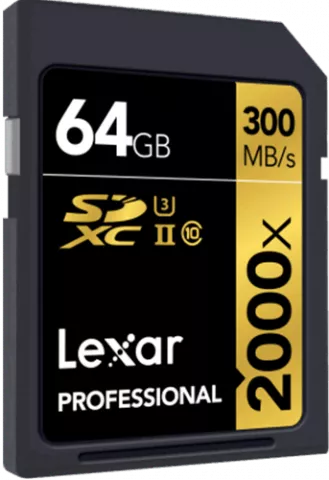 مموری کارت 64گیگابایت Lexar مدل PROFESSIONAL 2000X