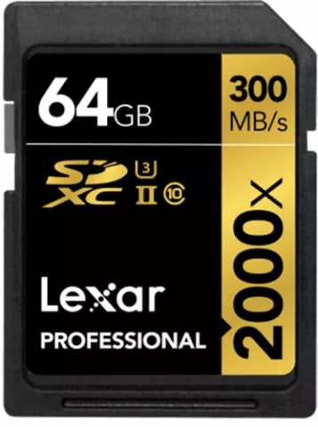 مموری کارت 64گیگابایت Lexar مدل PROFESSIONAL 2000X