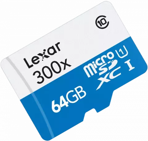 مموری کارت 64گیگابایت Lexar مدل High-Performance 300x