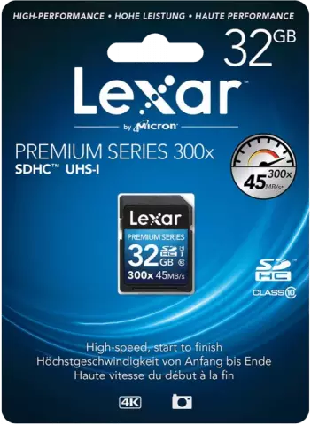 مموری کارت 32گیگابایت Lexar مدل PREMIUM 300X
