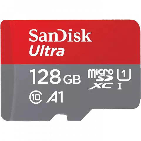 مموری کارت 128 گیگابایت Sandisk مدل Ultra کلاس 10 استاندارد UHS-I U1