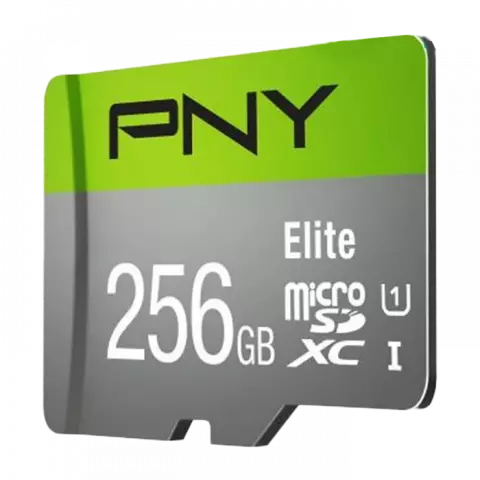 مموری کارت 256 گیگابایت PNY مدل Elite کلاس 10 استاندارد UHS-I U1 همراه با آداپتور