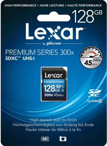مموری کارت 128 گیگابایت Lexar مدل PREMIUM 300X