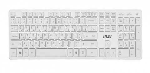 کیبورد و موس بی‌ سیم MSI مدل RF1430W-US + MA004W