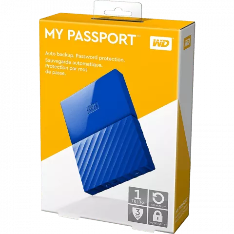 هارد اکسترنال 1 ترابایت WD مدل MY PASSPORT WDBYNN0010BBL